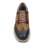Pearson Lace Up // Navy + Tan + Cognac (US: 7)