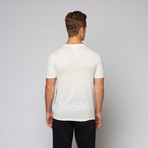 Slim Fit T-Shirt // White + Dark Grey (XL)