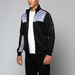 Slim Fit Interlock Jacket // Black (S)