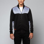 Slim Fit Interlock Jacket // Black (L)