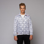 Slim Fit Woven Jacket // White Camo (M)