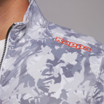 Slim Fit Woven Jacket // White Camo (M)