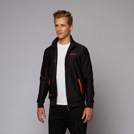 Slim Fit Full Zip Jacket // Black (S)