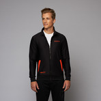 Slim Fit Full Zip Jacket // Black (M)