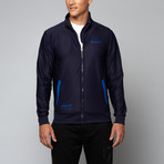 Slim Fit Full Zip Jacket // Marine (S)