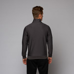 Slim Fit Full Zip Jacket // Dark Grey (M)