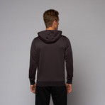 Slim Fit Hoodie // Dark Grey (M)