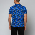 Short-Sleeve Camo Tee // Royal (S)