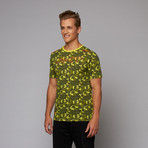 Camo T-Shirt // Lime (S)