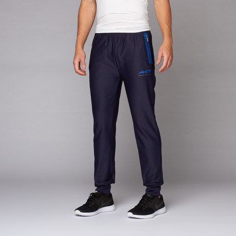 Slim Fit Brushed Pant // Blue Marine (S)