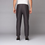 Slim Fit Brushed Pant // Dark Grey (L)