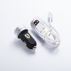 Dual USB Car Charger (Black)