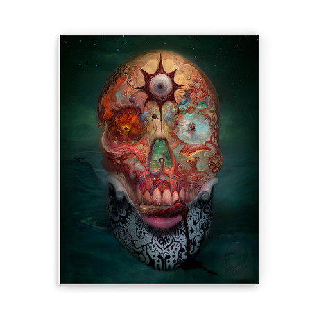 Deluxe Thumb Print // Skull