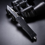 Raven Crest Tactical // Limited Edition Nemesis OTF Tactical Knife // Serrated // D2 Steel