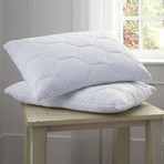 Arctic Sleep Cooling Gel Reversible Memory Foam Loft Pillow (Jumbo)