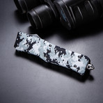 Raven OTF Tactical Knife // Non Serrated (Digital Camo)