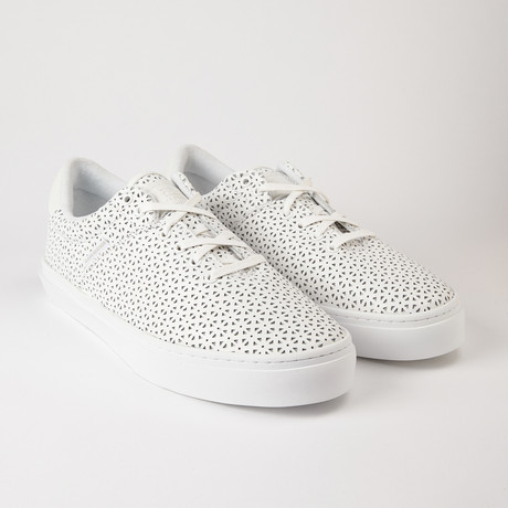 The Ninety Low Top // White Leather (US: 7.5)