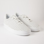 The Ninety Low Top // White Leather (US: 7.5)
