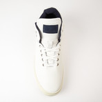 The One-Ten Mid Top // White Leather (US: 9)