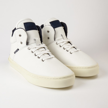 The One-Ten Mid Top // White Leather (US: 9)