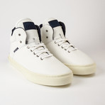 The One-Ten Mid Top // White Leather (US: 9)