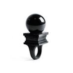 Orb Ring // Black (Size 6)