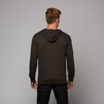 Carved Hooded Lightweight Jacket // Grey Heather (XS)