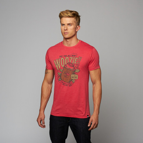 Woozie Tee // Red Heather (XS)