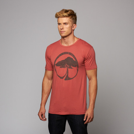 Bamboo Inside Out Tee // Red (XS)