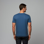 Signature V-Neck Tee // Teal (L)