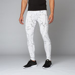 Radcliff Printed Legging // White (L)