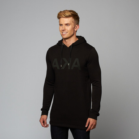 Fire Pullover Hooded Top // Black (XS)