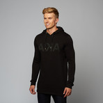 Fire Pullover Hooded Top // Black (M)