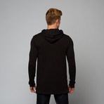 Fire Pullover Hooded Top // Black (M)