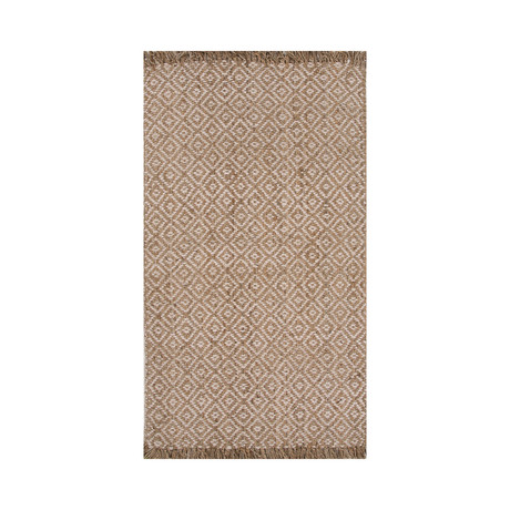 Naturals Tobago Ono Area Rug // Taupe + Ivory (2' x 3')