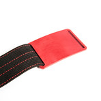 Red Buckle + Black Belt // Red Stitch (30)