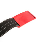 Red Buckle + Black Belt // Grey Stitch (30)