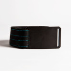 Black Buckle + Black Belt // Blue Stitch (30)