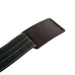 Black Buckle + Black Belt // Blue Stitch (30)