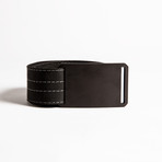 Black Buckle + Black Belt // Grey Stitch (30)