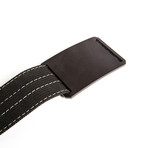 Black Buckle + Black Belt // Grey Stitch (30)