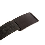 Black Buckle + Black Belt // Black Stitch (30)