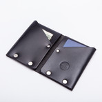 Hammer Riveted Wallet (Dark Brown)