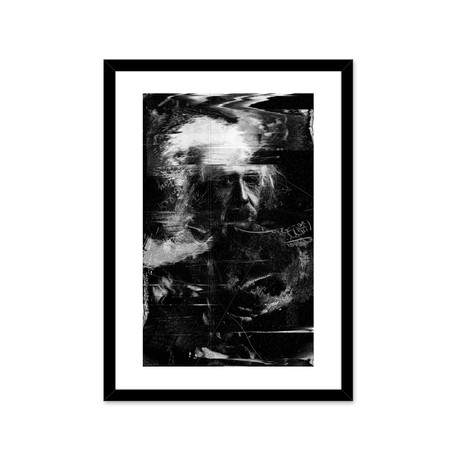 Albert Einstein // Framed Print (16"L x 20"H)