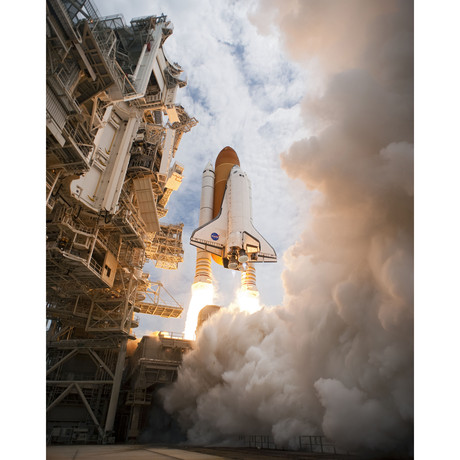 STS-135 Launch (12"W x 16"H)
