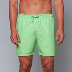 Boardies // Solid Mid-Length Short // Candy Green  (S)