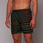 Disco Ball Mid-Length Short // Black (M)