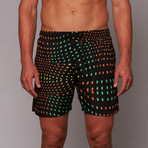 Disco Ball Mid-Length Short // Black (M)