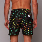 Disco Ball Mid-Length Short // Black (M)