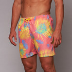 Boardies // Tropical Mid-Length Short // Floral (M)